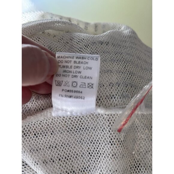 Fashion Nova Babydoll Rhinestone Mini Dress Size Large White Underwire New Years - Picture 10 of 14